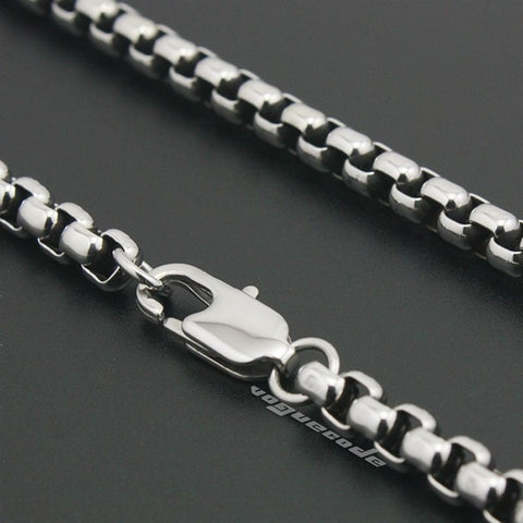 Men's Silver Shield Cross Pendant with or without Steel Chain.