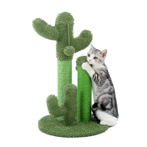 Scratching Post for Cats that Looks Like a Cactus