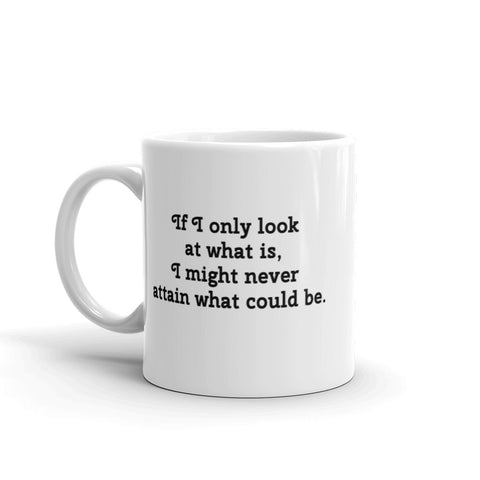 Coffee Mug "If I Only Look at What Is!"